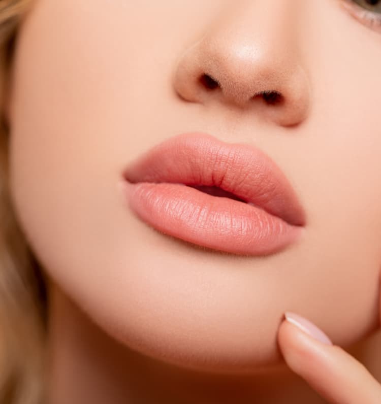 full lips up close