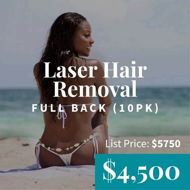 Laser Hair Removal Full Back (10pk)